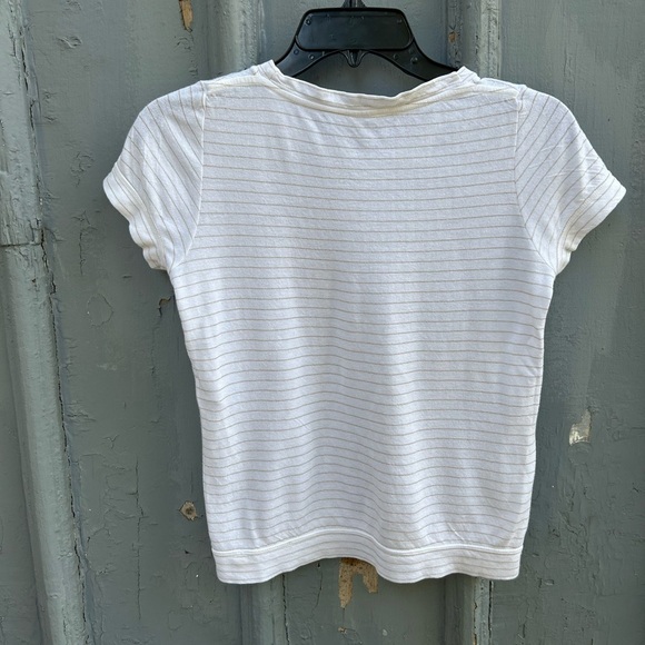 le petit bateau gold striped t shirt, size 12 - Picture 4 of 7